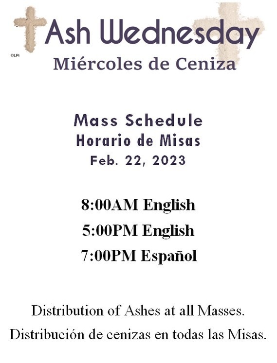 Ash Wednesday St. Therese/Green Bay Appleton, WI